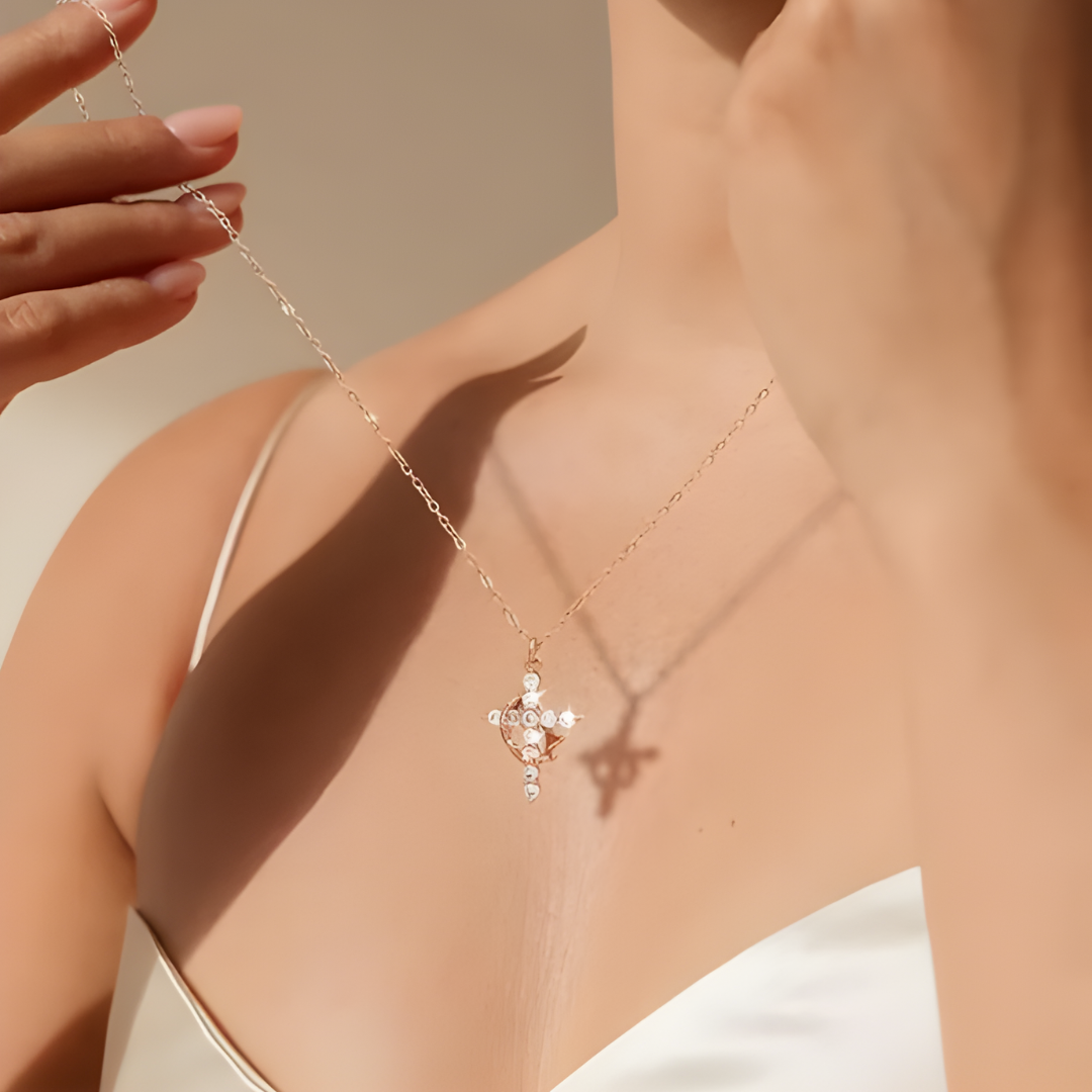 Amenify “Crowned in Grace” Necklace
